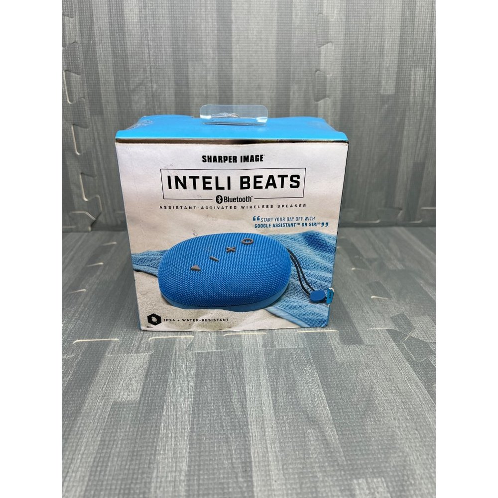 Sharper Image Inteli Beats Mini Bluetooth Speaker Portable Water-Resistant